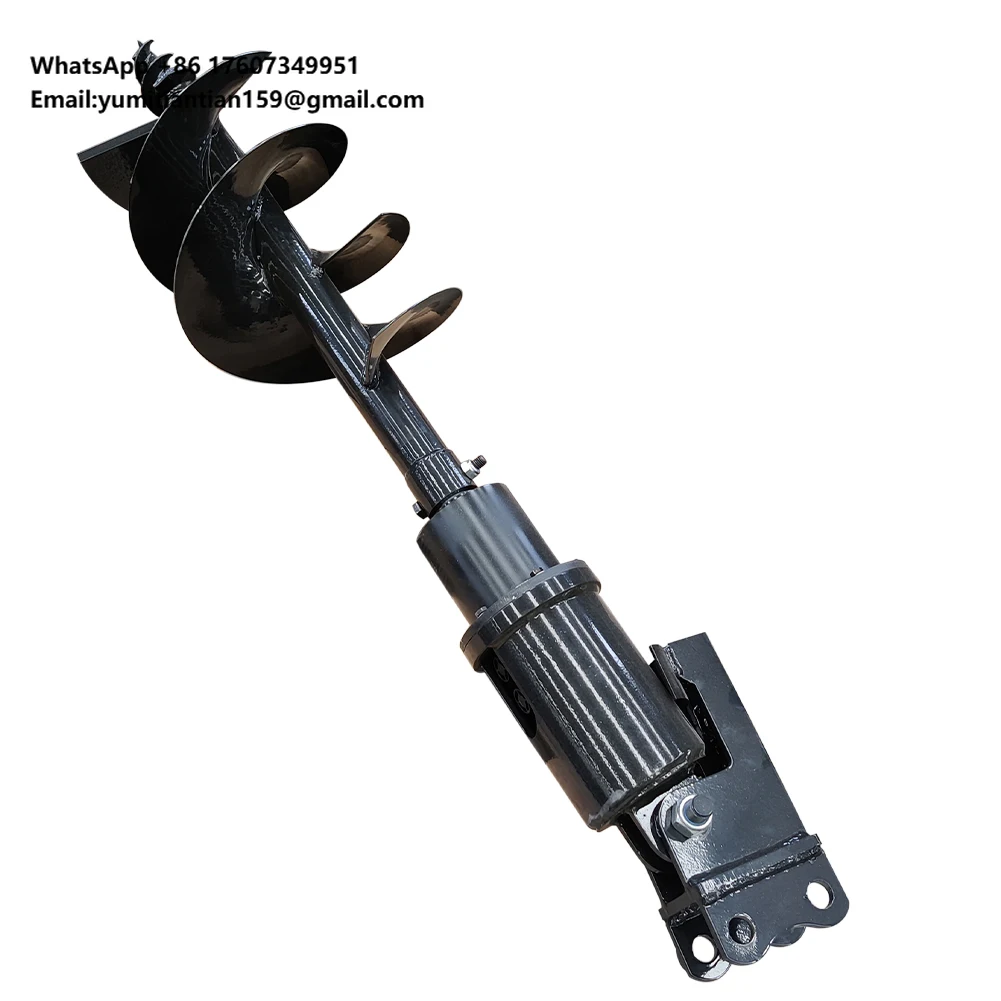 

Excavator Accessories Digger Attachment 150mm 200mm 300mm 400mm Hydraulic Auger