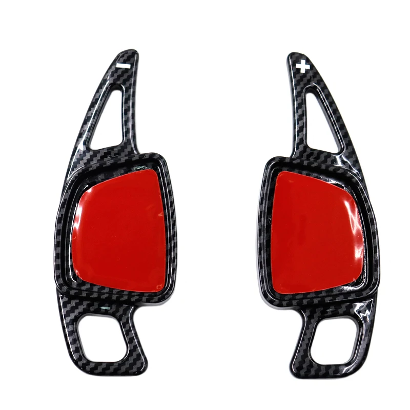 2pcs/lot Car Sports Steering Wheel Shift Paddle Shifter fit For Audi A3 A4 A5 A7 A8 S3 S4 S5 S6 S7 2020 2021 ABS Carbon Fiber