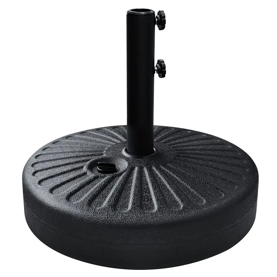 

Umbrella Base Water Filled Stand Market Patio Outdoor Heavy Duty Umbrella HolderBlack
