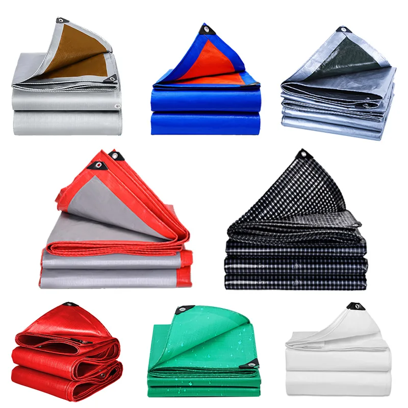 

8 Types Of PE Tarpaulins For Waterproof Rainproof Courtyard Truck Balconies Warehouse Outdoor Advertising Cover Sunshade Cloth