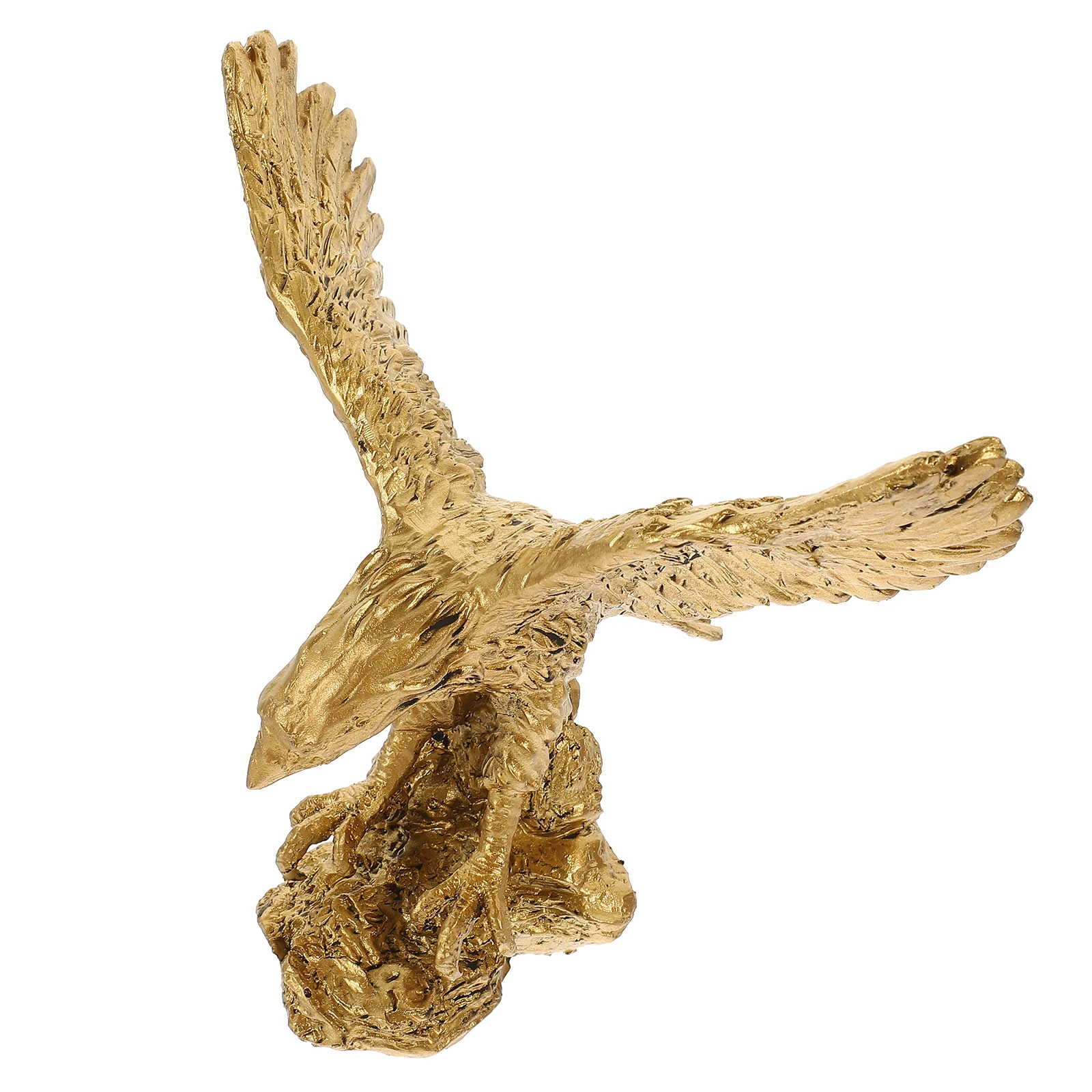

Eagle Ornaments Resin Craft Decor Office Animal Figurines Lucky Desktop Statue Porch