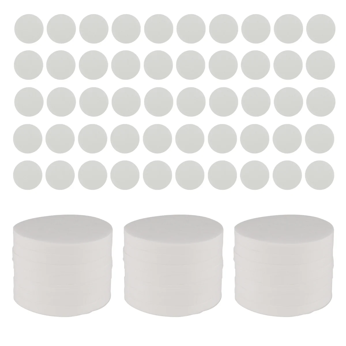 AT77 350PCS รอบทิ้งกาแฟกรองกระดาษกรองสําหรับเครื่องชงกาแฟ Aeropress และ Espresso Maker