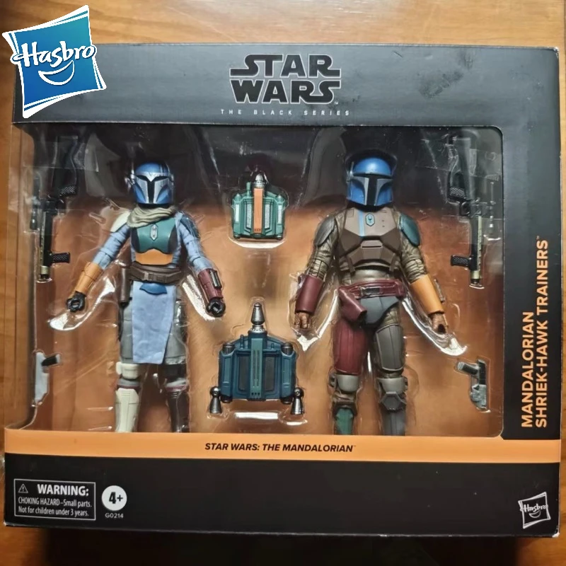 【en-stock】juego-de-figuras-de-accion-de-6-pulgadas-de-hasbro-star-wars-mandalorian-screaming-eagle-duo