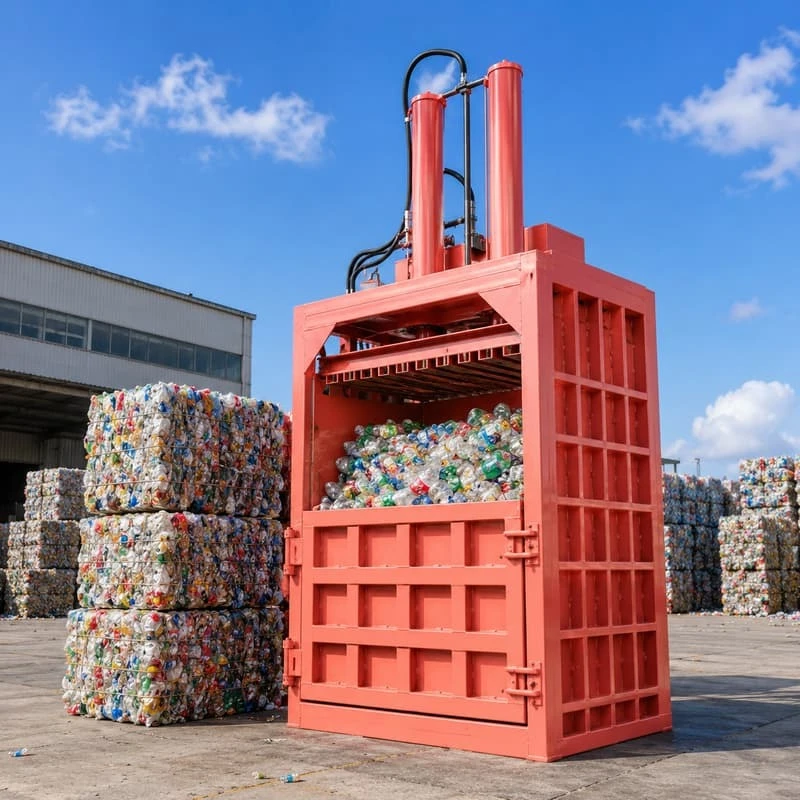 Bale Press Machine Waste Paper Baler Industrial Compactor Customized 40KG To 600KG Bale Weight Plastic Film Woven Bags