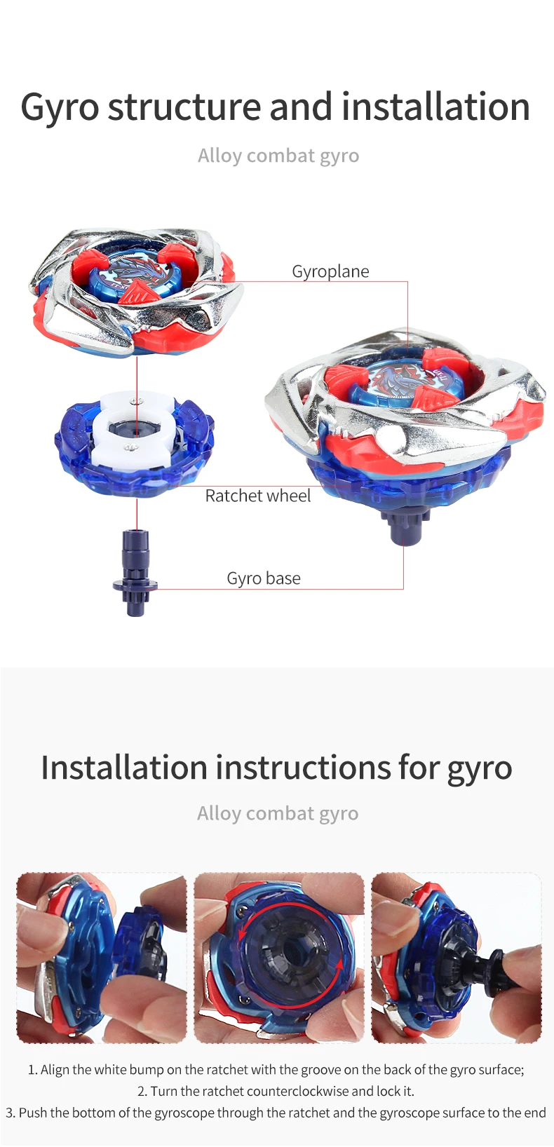 BEY X UX-11 Starter Impact Drake Top Gyro Drehspielzeug Kampfspiel Ohne Launcher – Detail 3