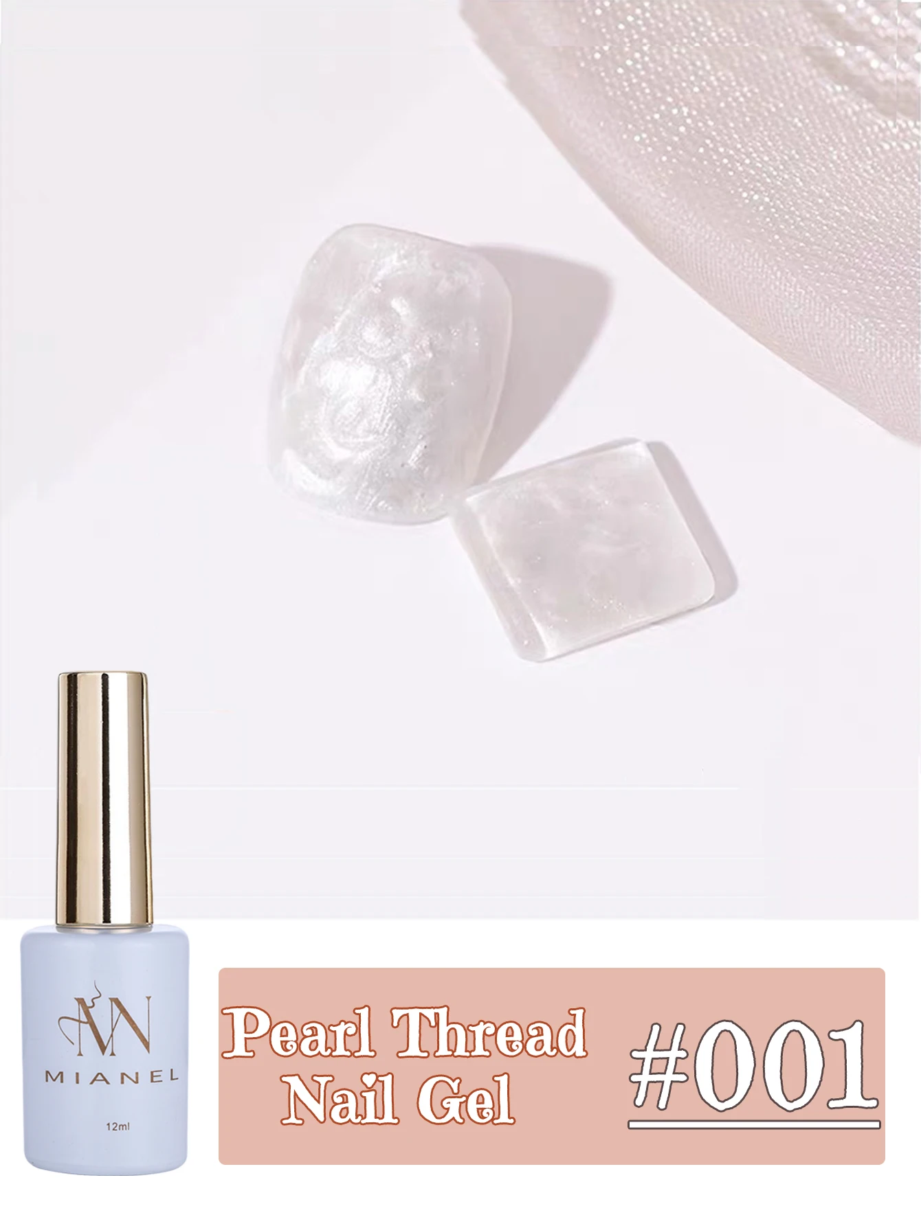 MIANEL 12ML Perlmutt-Meerjungfrauen-Schimmer-Gel-Nagellack 2026 Frühling-Sommer-Kollektion Feiner Glitzer Aurora Perl-Nagelkunst – Detail 10