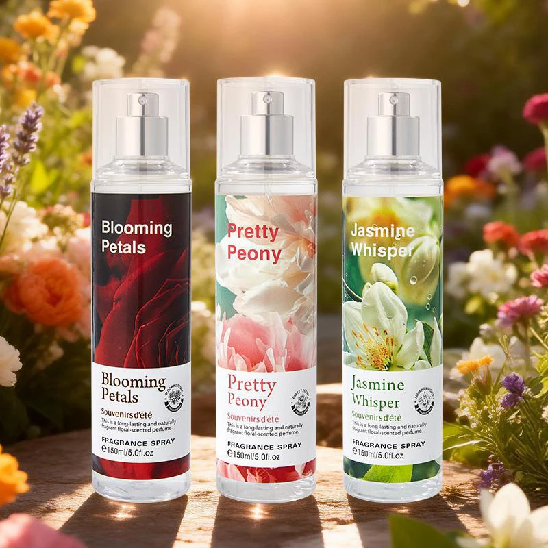 

Floral Body Mist Perfume 150ml For Women Long Lasting Fragrance Spray Rose Peony Jasmine Scent Body Perfume Daily Dating Party