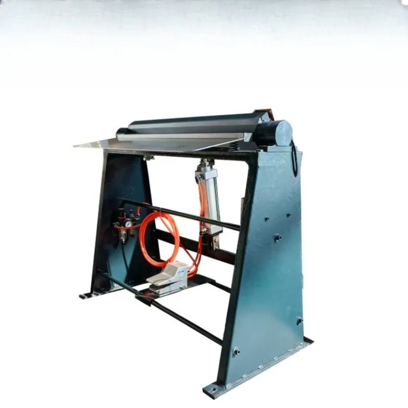 Pneumatic unilateral folding crimping machine crimping paper machine