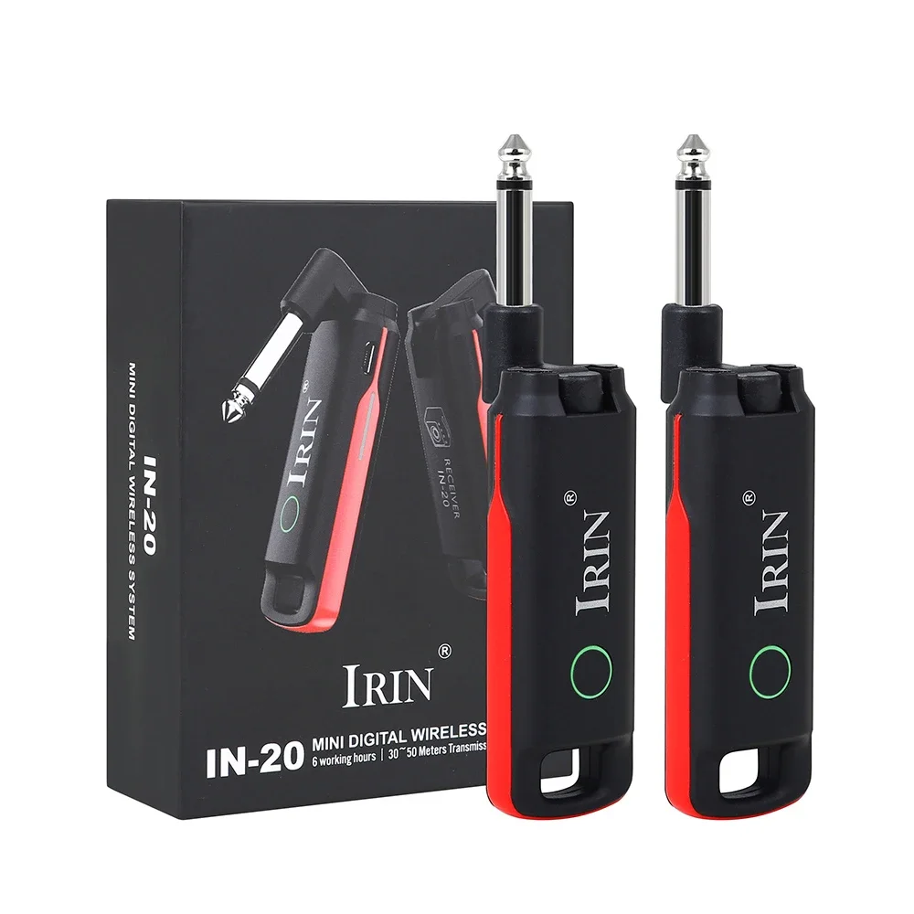 IRIN Wireless Guitar System Built-in Rechargeable 99 Channels Wireless Guitar Transmitter Receiver Electric Guitar Accessories