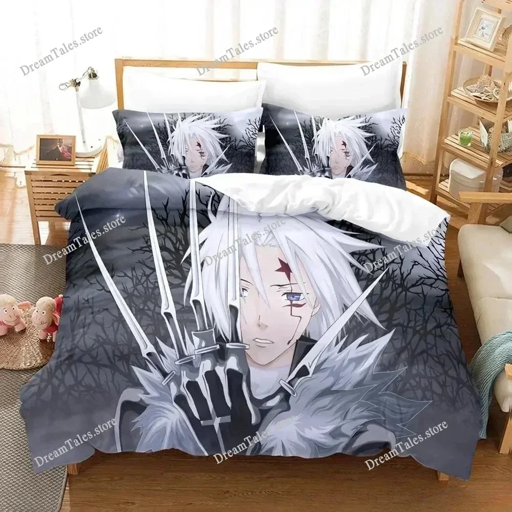 

3D Printed Anime D.Gray-man Bedding Set Boys Girls Twin Queen Size Duvet Cover Pillowcase Bed Kids Adult Home Textileextile