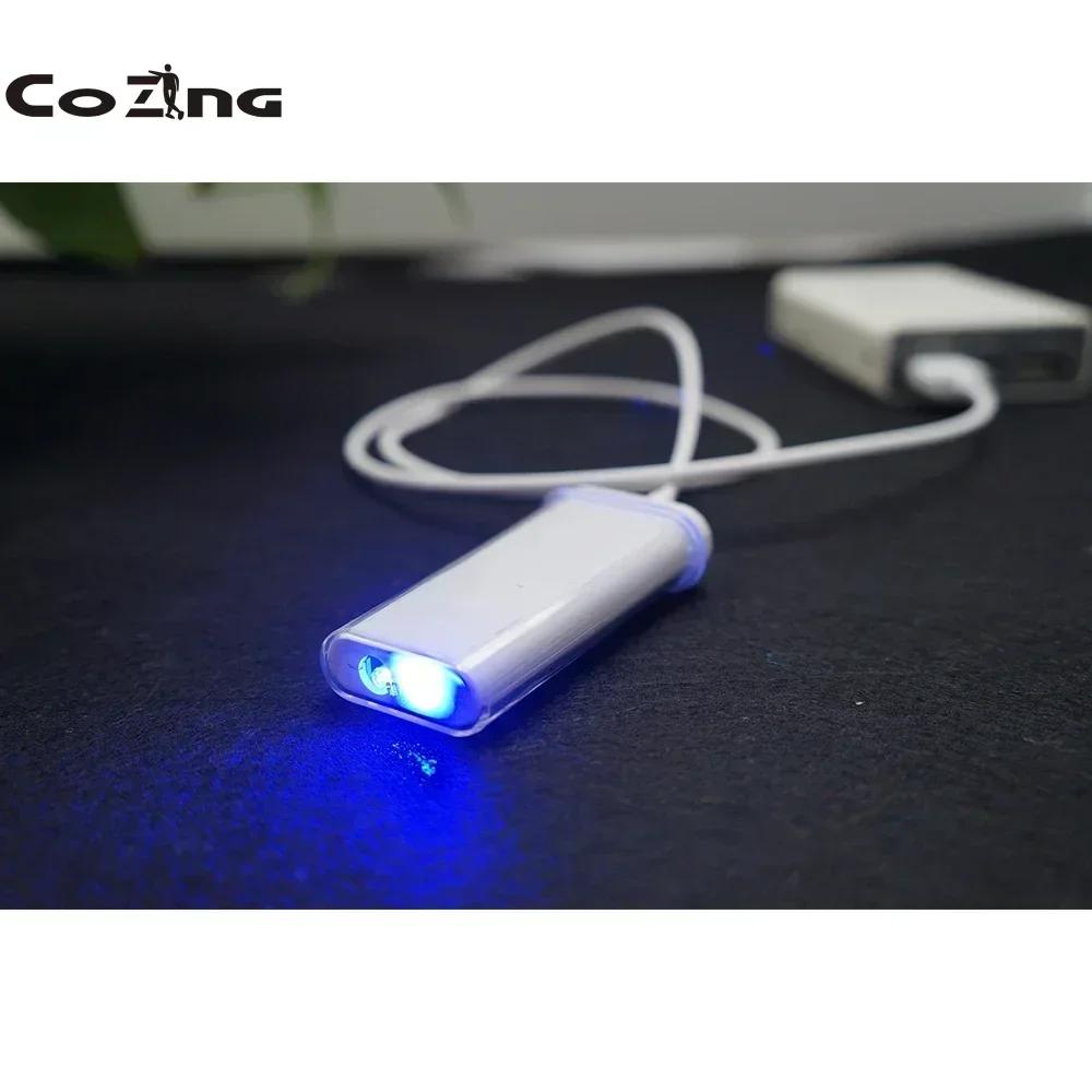 Oral Ulcer Treatment USB Type UV and Blue Light Low Level Laser Treatment Device Pharyngitis LLLT Laser Treatment Instrument