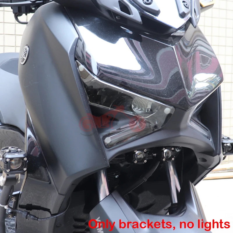 Akcesoria motocyklowe do YAMAHA XMAX300 XMAX250 2019-2024 XMAX 300 250 uchwyt reflektora sportowy uchwyt światła przeciwmgielnego