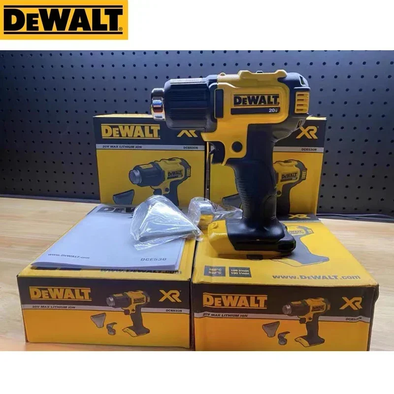 DEWALT DCE530 20V Cordless Heat Gun Kit Welding Thermal Blower Heat Shrink Wrapping Tool Hot Air Gun Power Tool Welding Tools