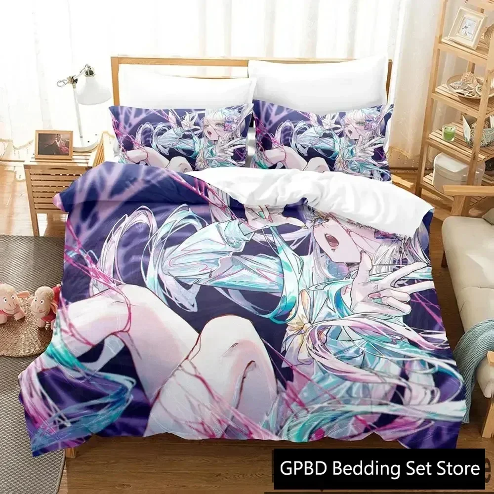 Needy Streamer Overload Anime Supplies Set Duvet Cover Set Bedding Sets Adults Bed Pillowcases No Filling Luxury Birthday Gifts