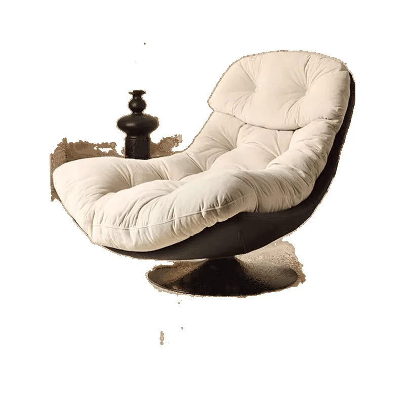 

Single eggshell sofa chair sofa light luxury rotating rocking chair living room leisure chair balcony leisure lazy recliner