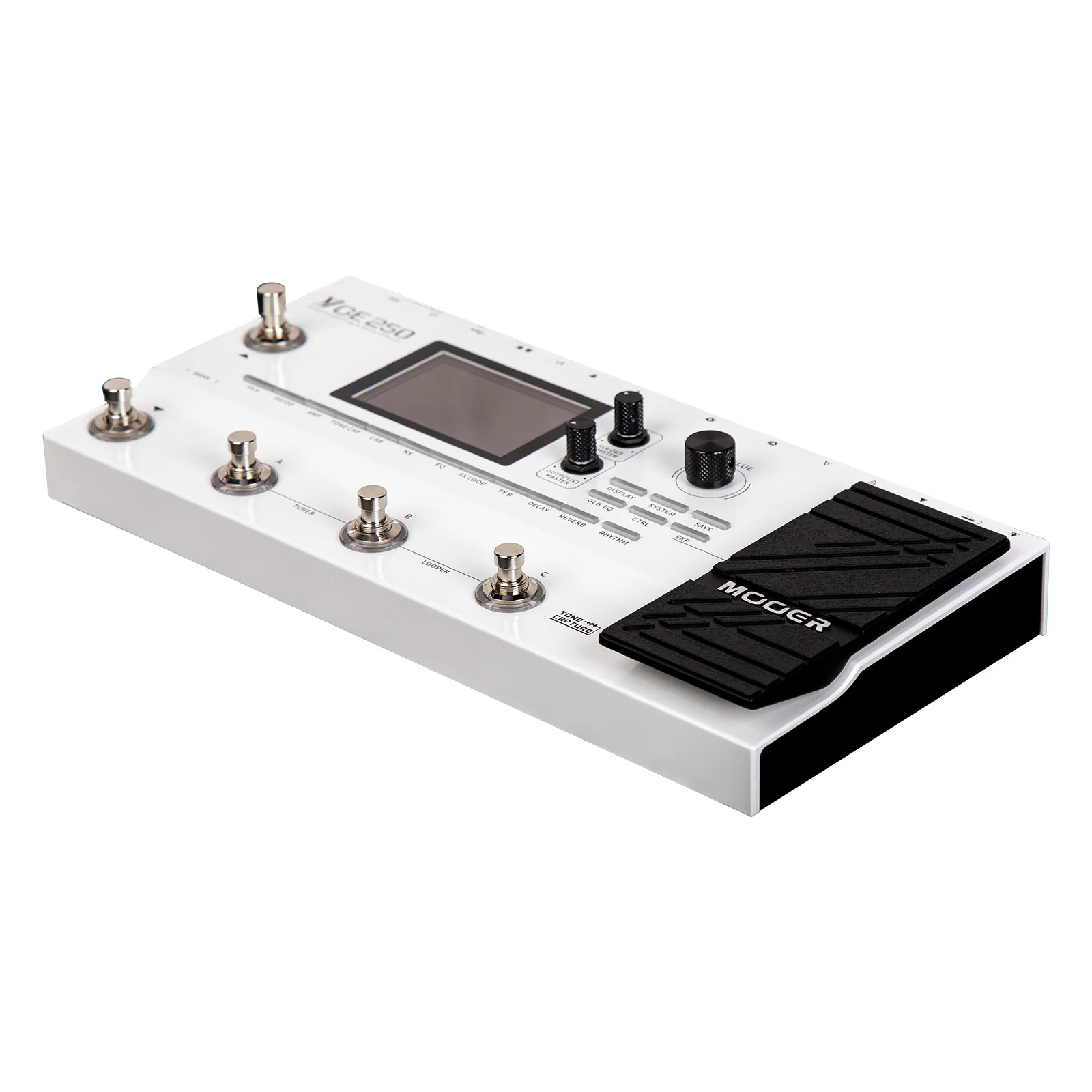 MOOER Guitar Effect Pedal Speaker Simulation Guitar Integrated Effect MIDI Interface with 60 Drum Beat 10 Metronome Delay Reverb