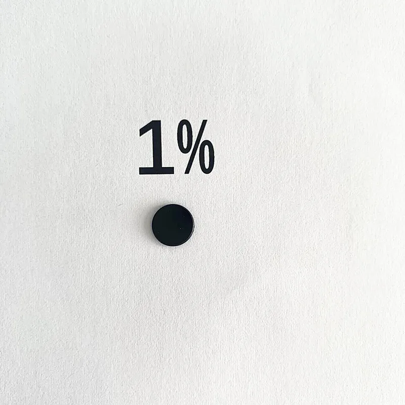 2pcs Φ8mm ND Filter Grey Glass Multiple Transmittance 0.01% 0.1% 1% 5% 10% 20% 30% 40% 50% 60% 70% 80%