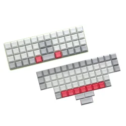 XDA DSA 104 Key Blank PBT Keycaps For Mechanical Keyboard Suitable For Ortholinear Layout MX Keyboard ID75 Planck Preonic Niu40