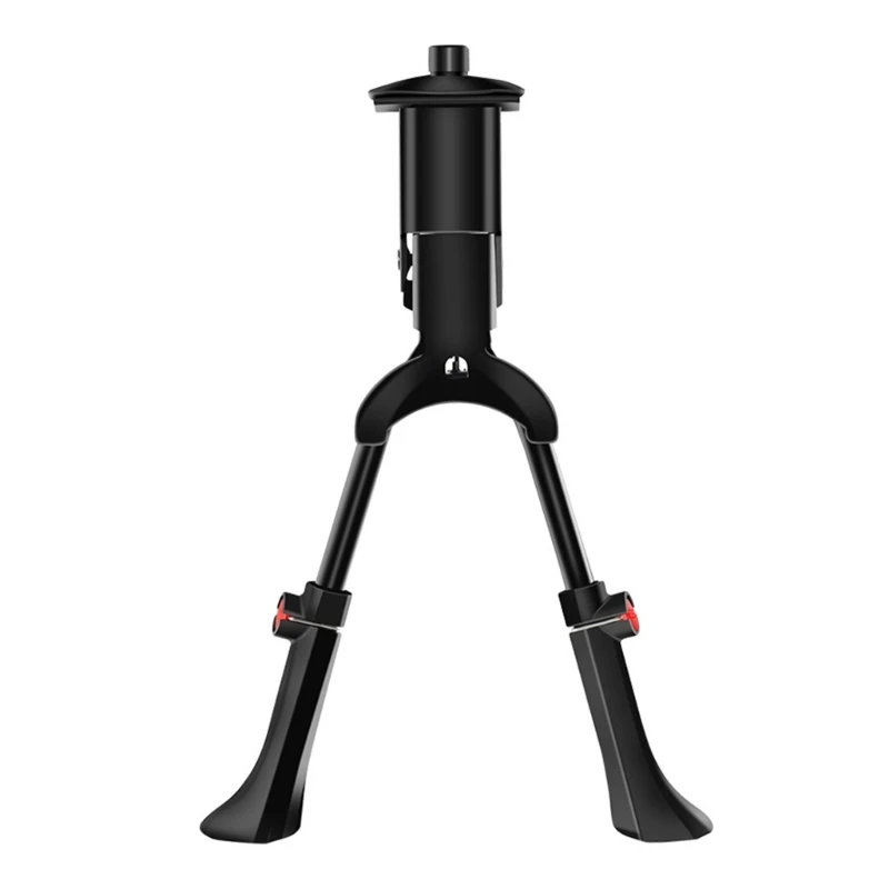 Double Support Bike Leg Kickstand Adjustable Mountain Bike Kickstand for 24, 26, 27.5, 29 Inch Mountain Road Bike