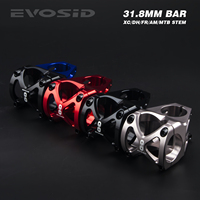 EVOSID MTB Stem Aluminum Alloy Ultralight High-strength Short 40mm MTB Bike Table Power Mountain Bicycle MTB Power Bike Stem