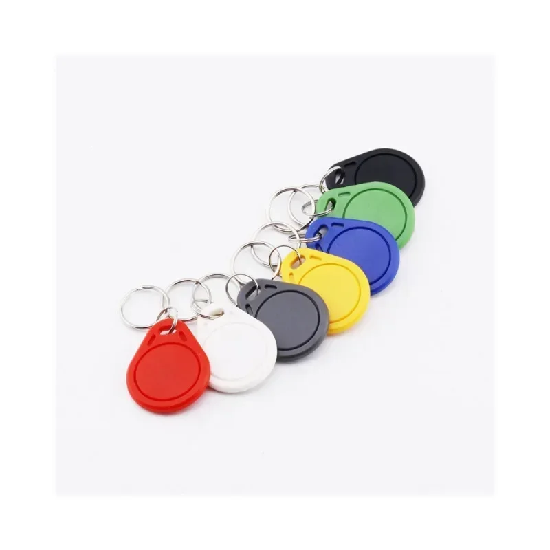 5-100 Pieces NFC 215 Tags Keychain 13.56Mhz ISO14443A RFID Smart Card Chip Key Fob Copy Clone for All NFC Enabled Phones
