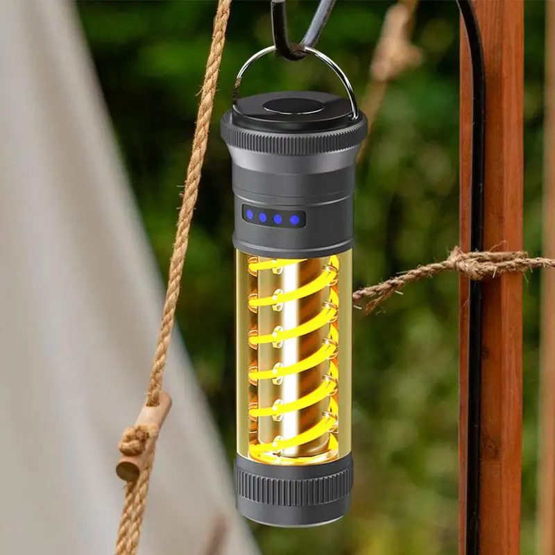 Outdoor Waterproof Lights Multipurpose Stepless Dimming Flashlight Waterproof Portable Torch Lights Anti-Slip Outdoor Light For