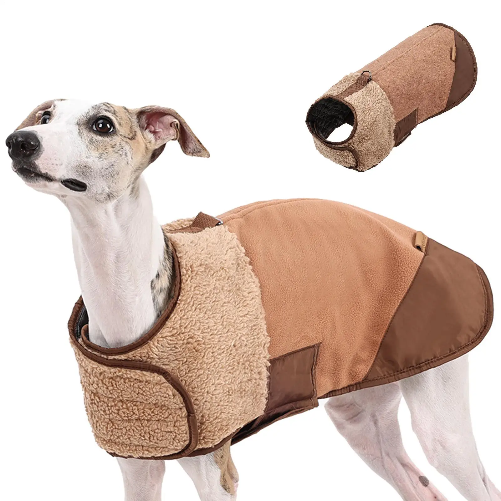 Hunde-Wintermantel, bequem, verstellbar, Haustierkostüm, warmer Hundemantel für mittelgroße und große Welpen, drinnen und draußen, Spazierengehen, Reisen