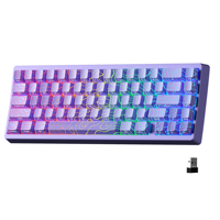 XVX M67 JadeStone Purle Mechanical Gaming Keyboard Wireless With IMD-Tech Keycaps Tri-Mode Topographic Keyboard