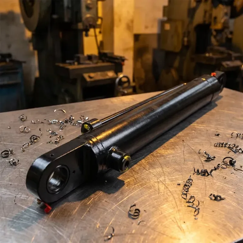 Hot Sales Custom Made Compact Double Acting Hydraulic Swing Cylinder Cast Iron & Steel with 1 Year Warranty for Excavators