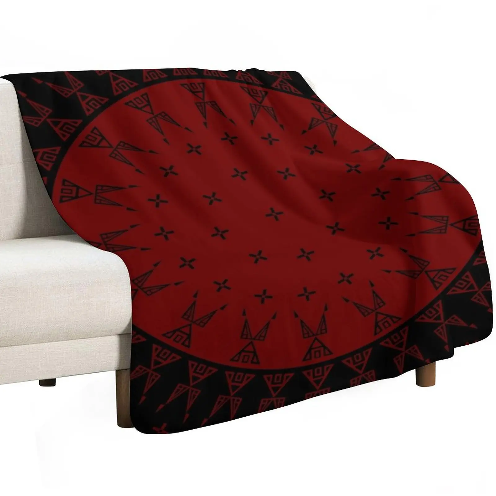 Night Stars (Maroon) Throw Blanket Bed covers Multi-Purpose decorative anime Cute Plaid Blankets