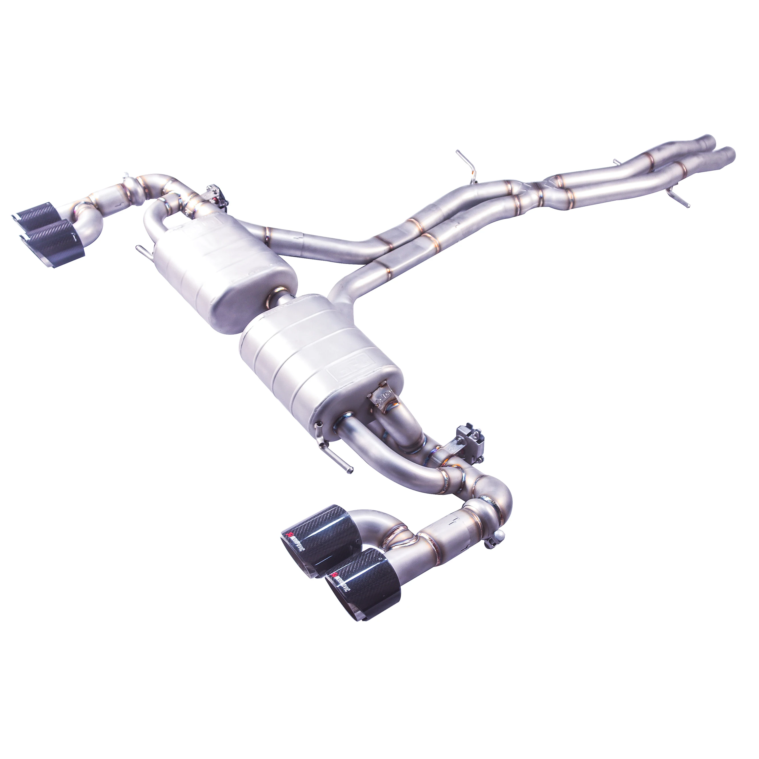 Suitable for 19-23 Porsche Cayenne modified electronic remote control valve exhaust pipe muffler sound wave