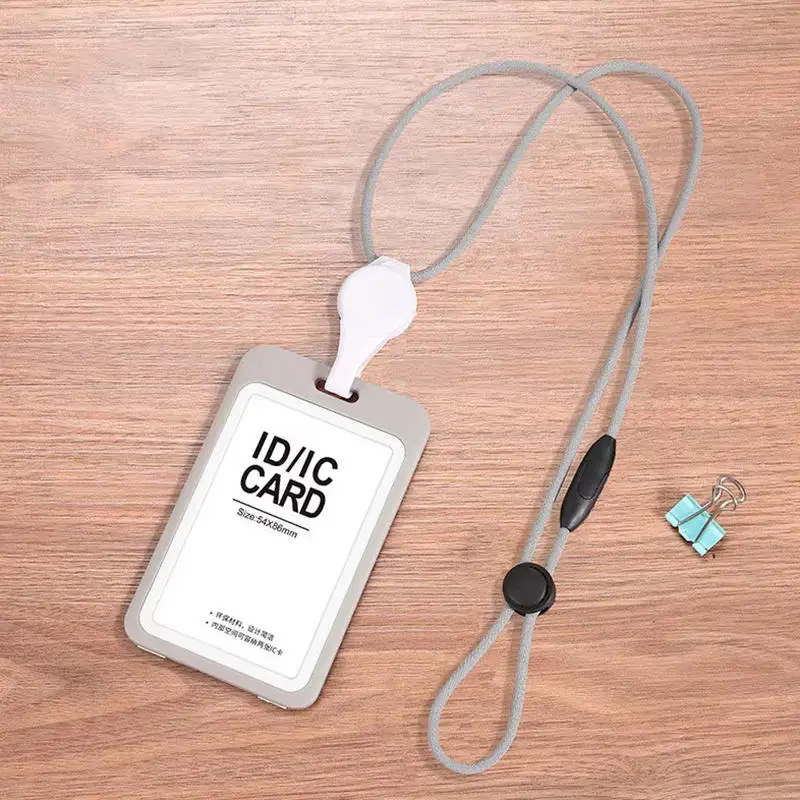 Krankenpflege-Ausweishalter, einziehbarer Kartenhalter, abnehmbare Lanyards, Ausweis, Business-Ausweishalter, luxuriöser Schulzubehör – Detail 9