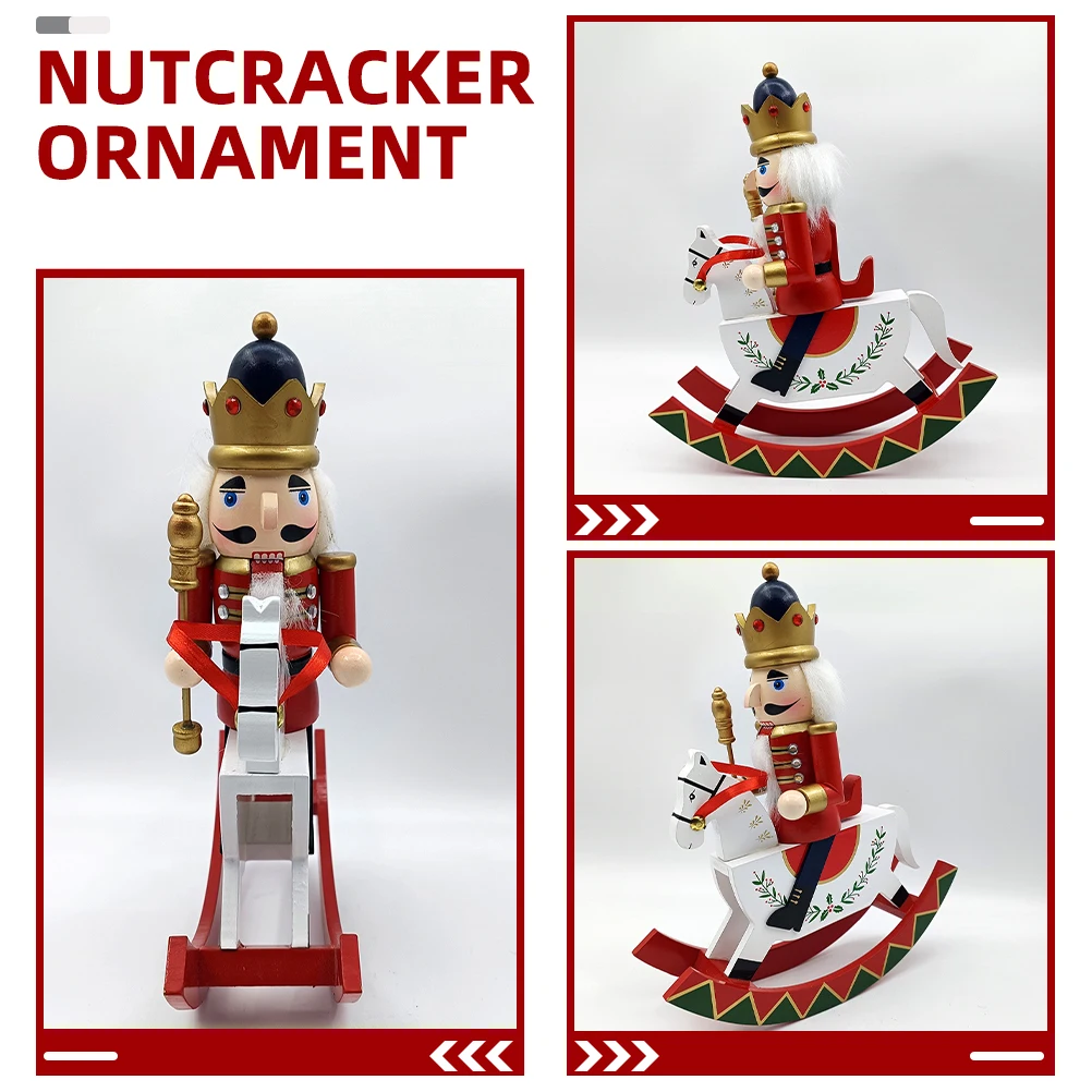 

Nutcracker Ornament Christmas Figurines Xmas Nutcrackers Desktop Decor Table Centerpieces Christmas Holiday Party Gift Figurines