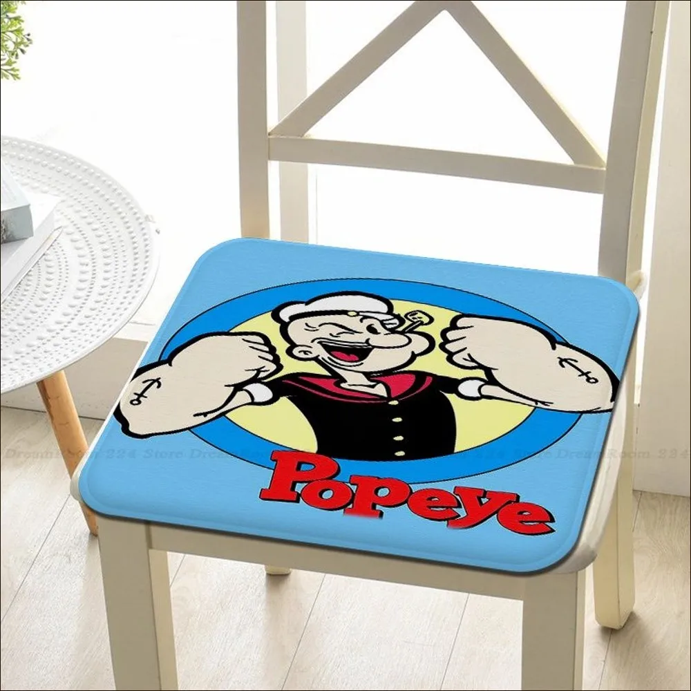 Anime P-popeye-Sailor Cushion Mat Creative Fabric Cushion Non-slip Living Room Sofa Decor Students Stool Tatami Office Chair