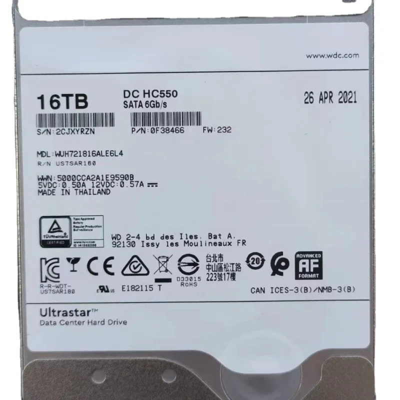 Used hard disk 6TB 8TB 10TB 12TB 14TB 16TB 18TB Retrofit HDD 100% inspection delivery