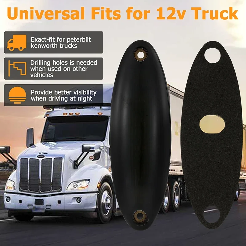 

5Pcs/Set LED Car Dome Lights 12LEDs Signal Light Fit For 2008-up Freightliner Cascadia Roof Running Marker Light Car Accessories