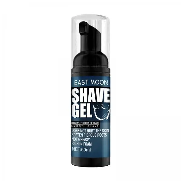 Soothing Shaving Foam for Men Slick Shave Gel Beard Softener Facial Care Cream for Barber Shop Grooming view 2