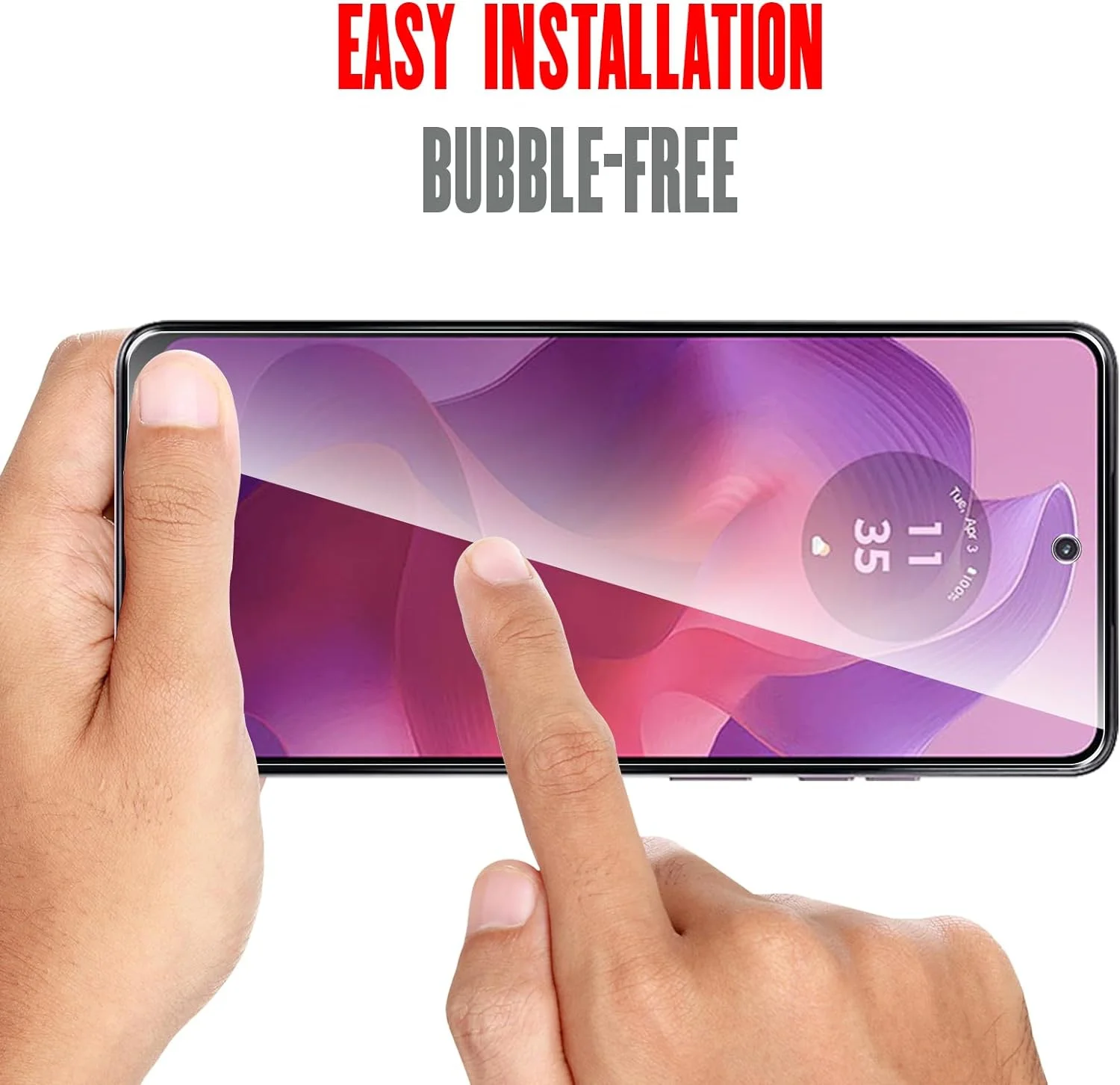 Vidrio Templado inastillable para Motorola G55, Protector de pantalla, película de vidrio, 1, 4 piezas