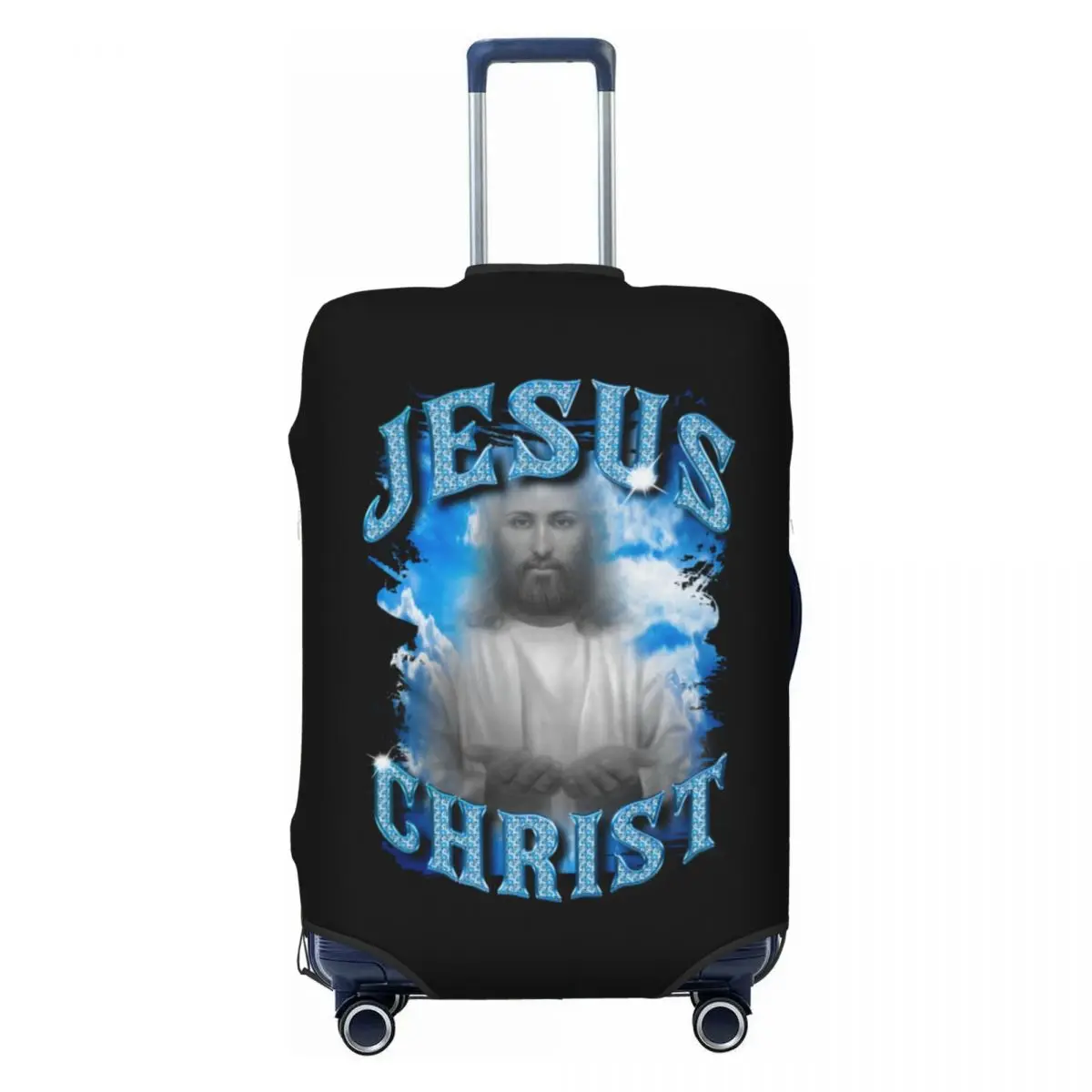 

Custom Jesus Christ Luggage Cover Protector Fashion Travel Suitcase Protective Cover for 18-32 Inch