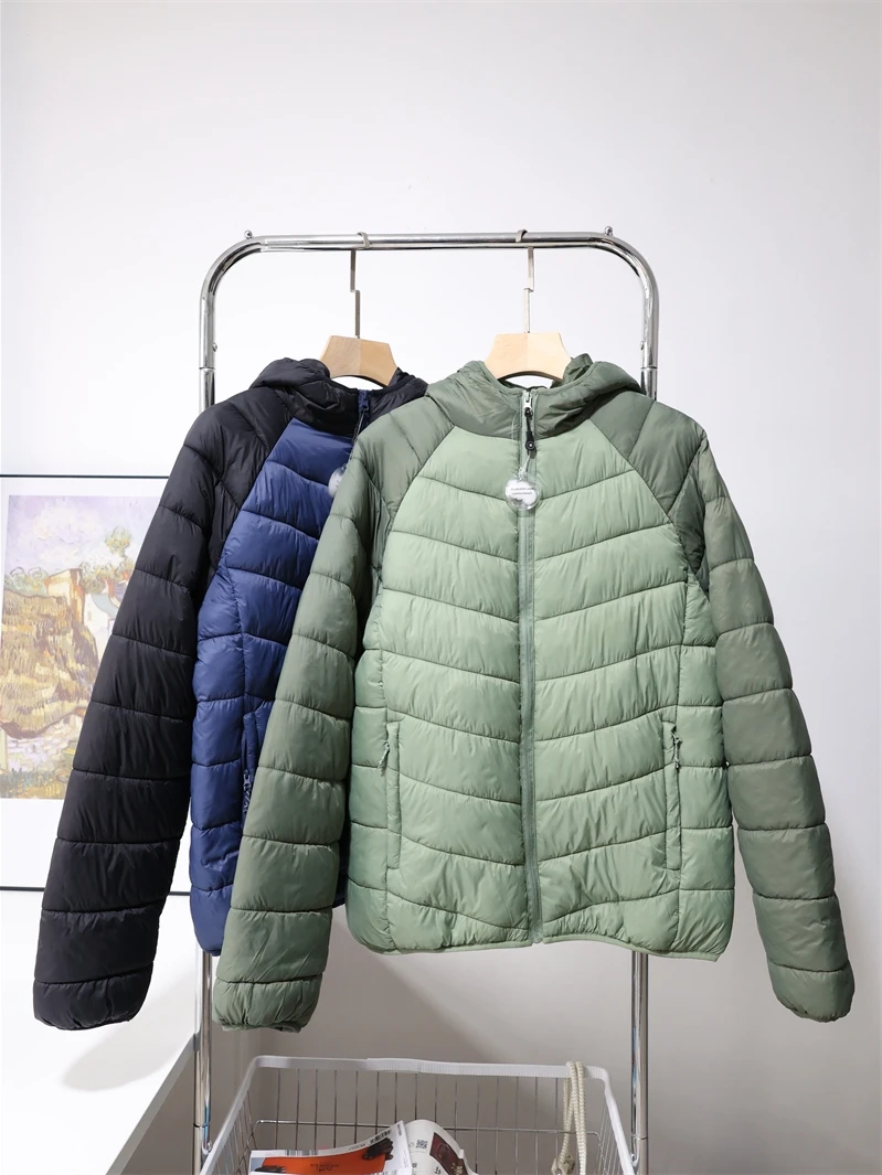 

Удобная легкая мужская хлопковая куртка для активного отдыха с капюшоном, ветрозащитная, утепленная, повседневная, приталенного кроя, молодежная мода