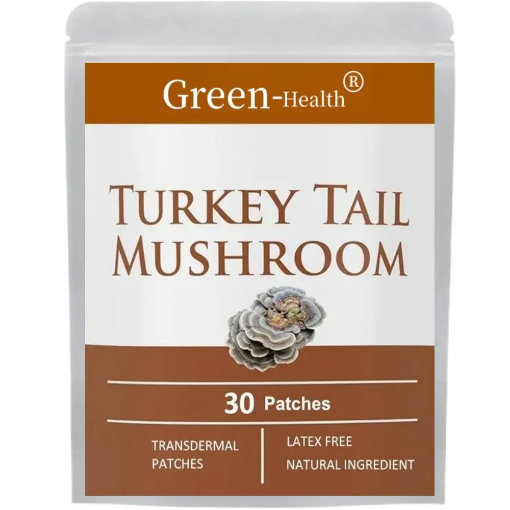 

Turkey Tail Mushroom Transdermal Patches Promotes Balanced Immune and Digestive System 30 Patches