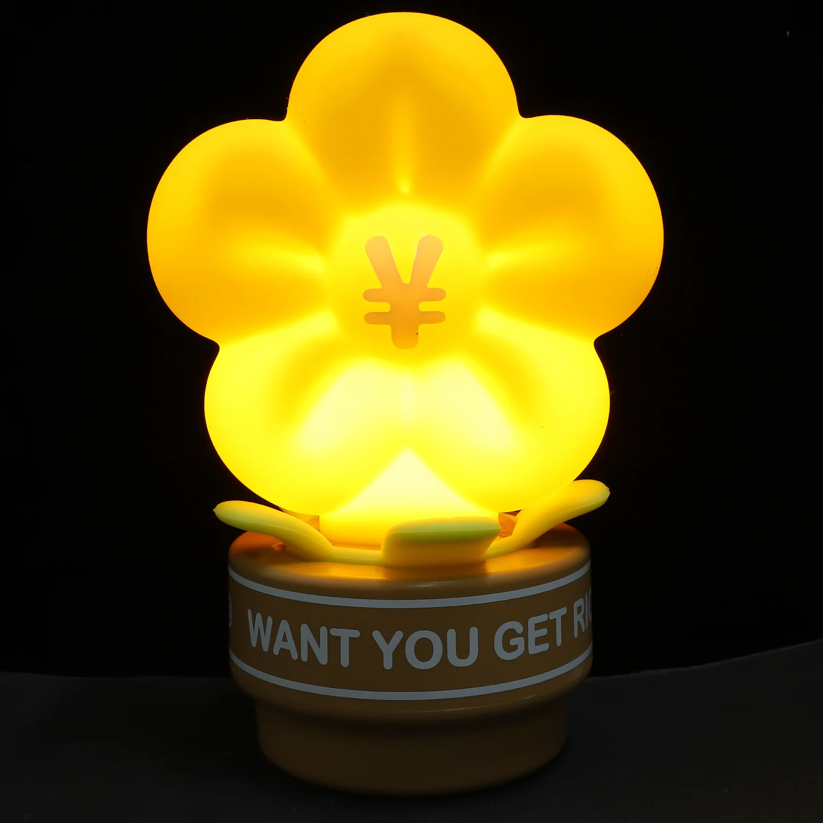 

Silicone Night Lamp Cartoon Flower Usb Rechargeable Bedside Light For Bedroom Night Light Decorative Room Lamp