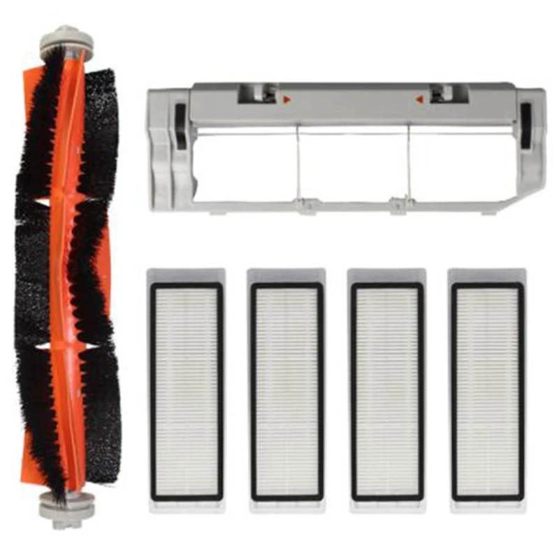مجموعة مكنسة كهربائية لـ شاومى روبوروك ، ملحقات روبوت كاسحة ، فرشاة رئيسية ، فلتر هيبا ، S50 ، S51 ، S6