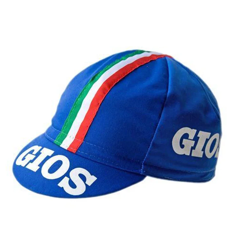 GIOS Team BLUE Retro Classica Cycling Caps Men Women Spring Summer Outdoor Sport MTB Bike Breathable Hat Gorra Ciclismo