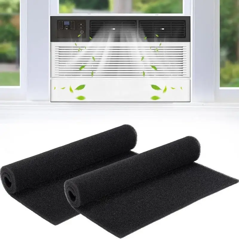 Air Conditioner Foam Filter Filters Flexible Cutting Foam Pad Pre Filter Reusable Air Conditioner Replacement Filters