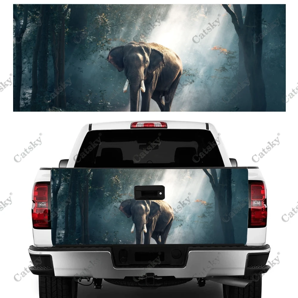 

elephant animal Car stickers rear exterior modification kit vinyl painting for cars truck stickers