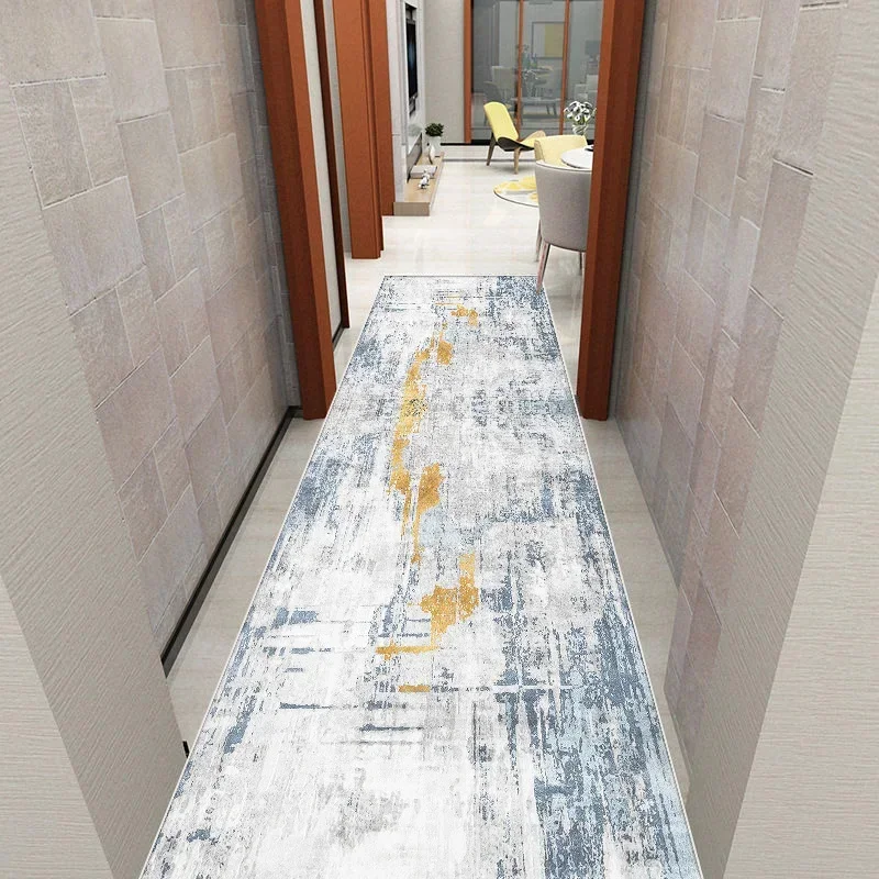 Modern Abstract Hallway Carpet Living Room Bedroom Decor Home Floor Mats Stairway Hallway Corridor Aisle Runner Rug Anti Slip