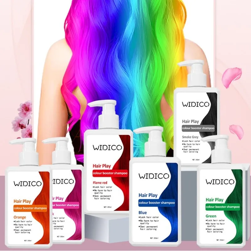 160ml Color Setting Shampoo Semi- Permanent Plant Hair Dye And Fixing Natural Fast Hair Dye Color Care Red De Yellowing Shampoo