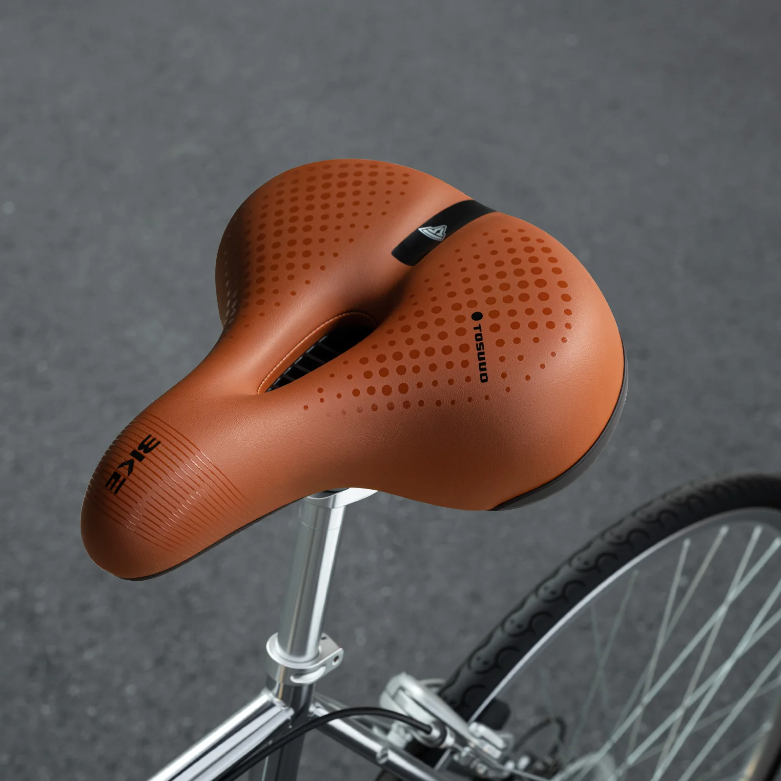 TOSUOD Fahrradsitz, atmungsaktiv, weich und bequem, Fahrradsattel, Stoßdämpfung, Mountainbike-Sitz, Fahrradzubehör – Detail 7