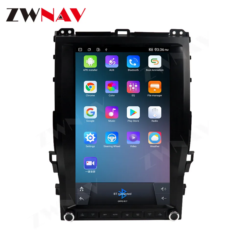 13.6 Inch Android 11 Car Multimedia Player Radio For Toyota Land Cruiser Prado 2002-2009 Carplay 4G WiFi GPS Navigation Stereo